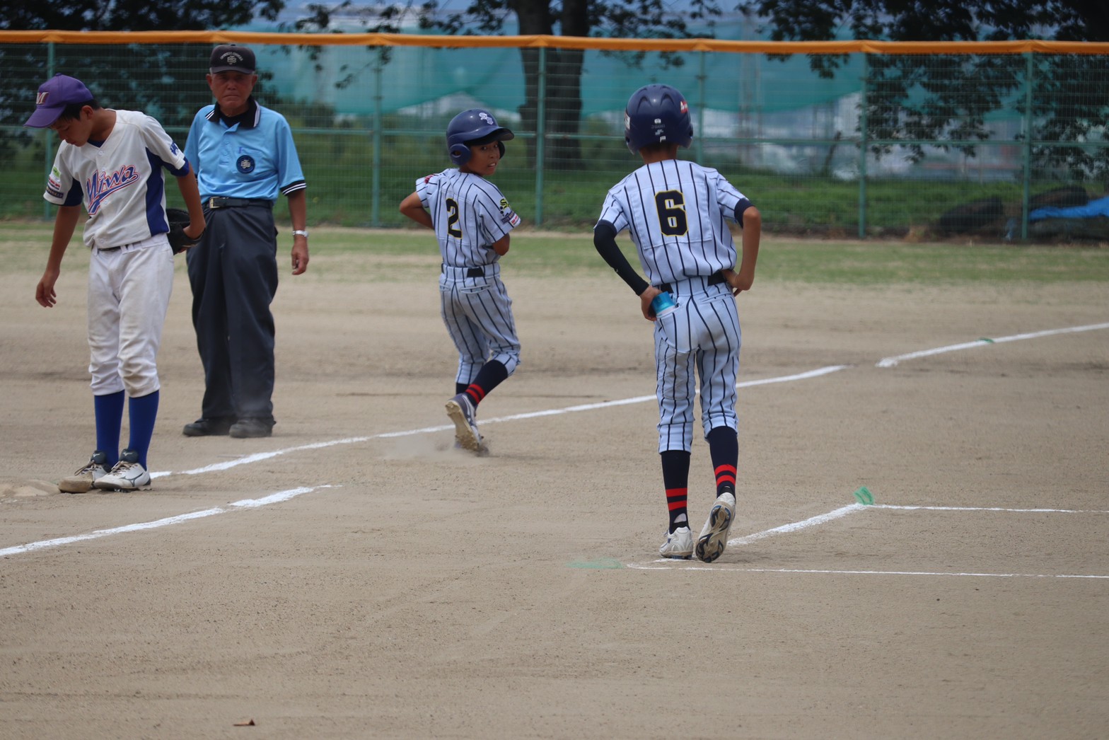 筑後川旗3日目』4回戦vs三輪スポーツ少年団軟式野球部_230809_1