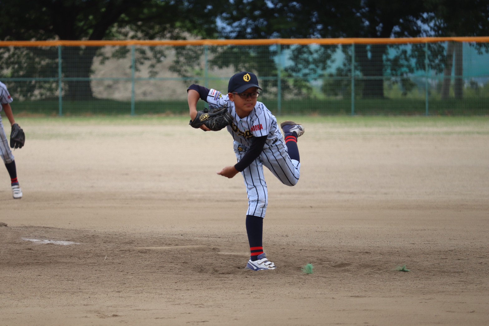 筑後川旗3日目』4回戦vs三輪スポーツ少年団軟式野球部_230809_124